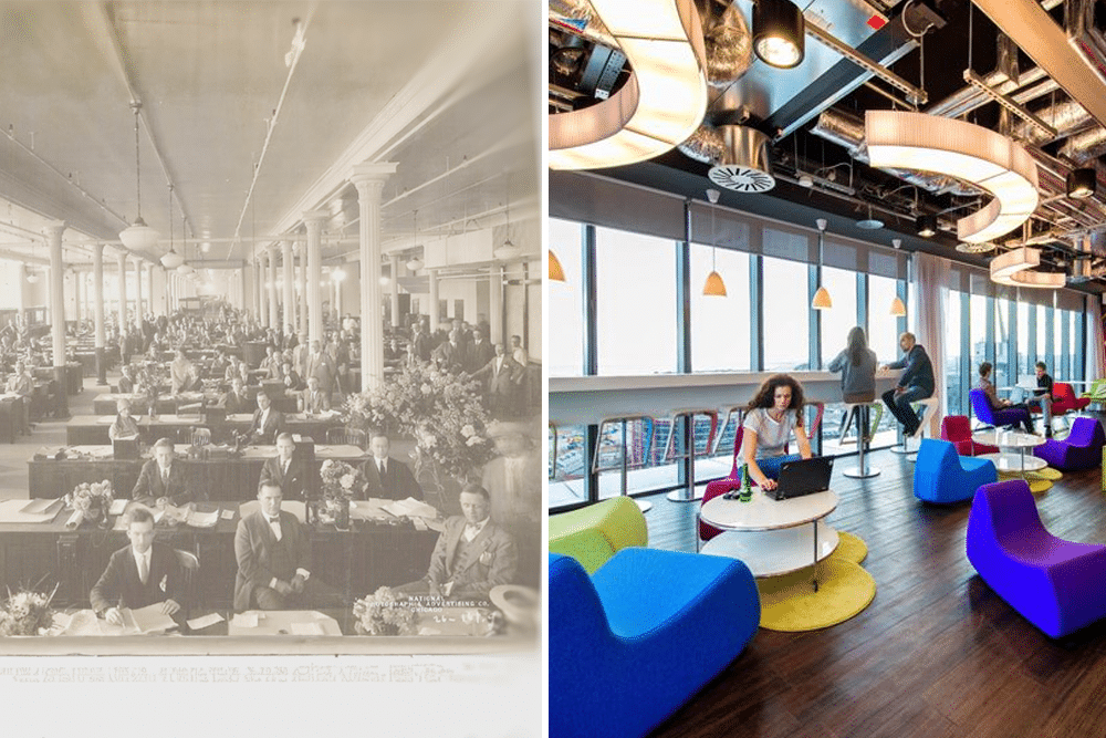 Featured Image from The Evolution of Office Design: From Early Offices to Modern Workspaces